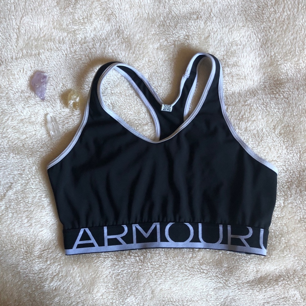 Black Under Armour sports bra